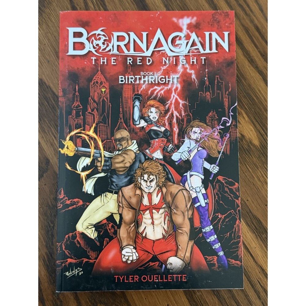 Born Again The Red Night Book 1 Birthright by Tyler Ouellette First‎ Printing